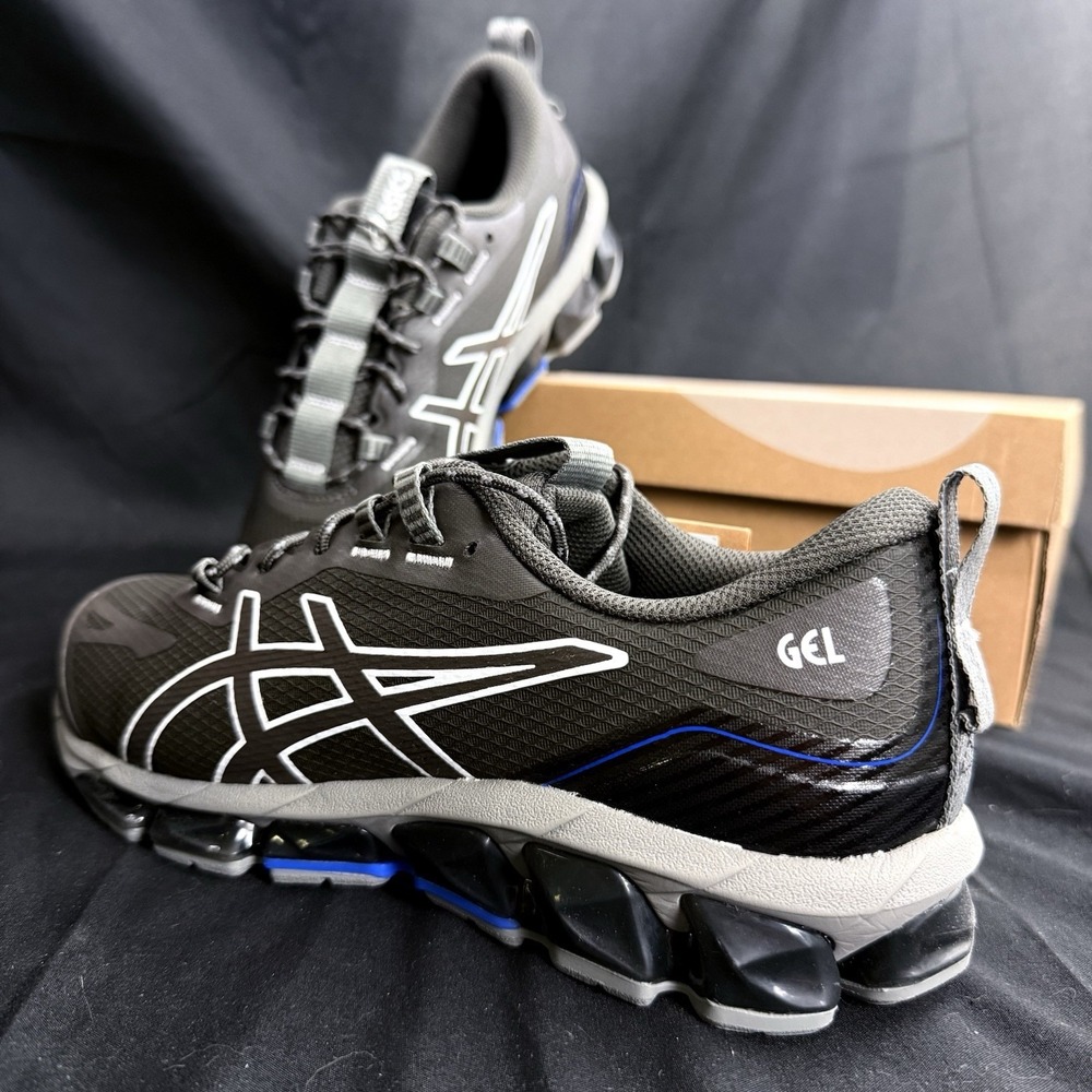 Asics Gel-Quantum 360 VII Running Shoes Grey Blue 1201A881-251 Men's Size 7.5